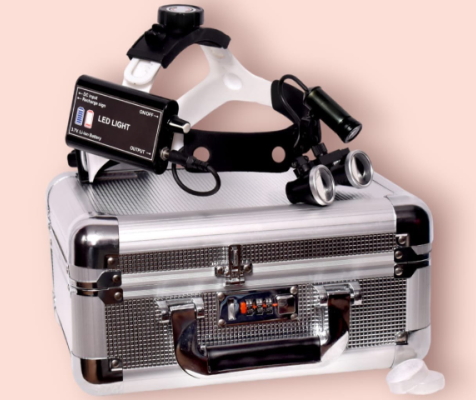 Surgical Head light With Loupe 3.5x
